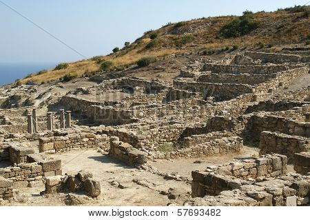 Ancient ruins of Kamiros, Rhodes - Greece