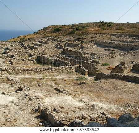 Ancient ruins of Kamiros, Rhodes - Greece