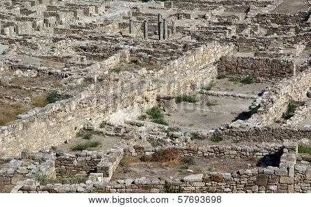 Ancient ruins of Kamiros, Rhodes - Greece