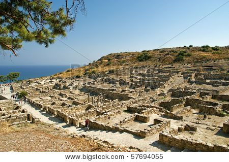 Ancient ruins of Kamiros, Rhodes - Greece
