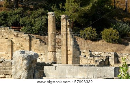 Ancient ruins of Kamiros, Rhodes - Greece