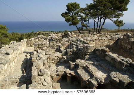 Ancient ruins of Kamiros, Rhodes - Greece