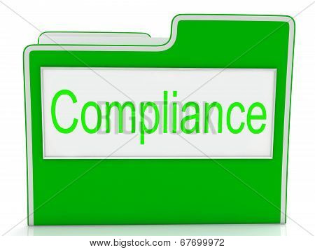 Compliance Files Shows Agree To And Comply