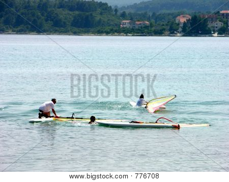 Windsurfen-Schule 