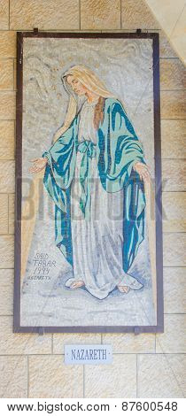 Donated Mosaic - The Church Of Annunciation
