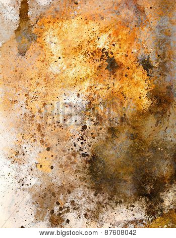 Abstract Color Backgrounds, Painting Colage With Spots