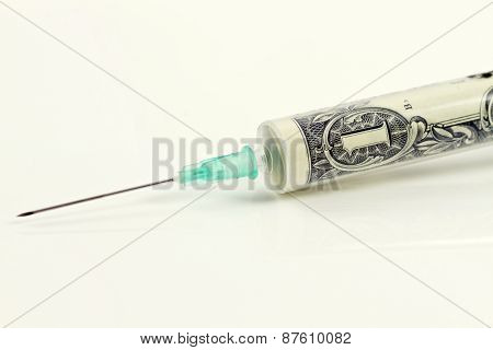 Dollar Injection. Capital Investment In That Either