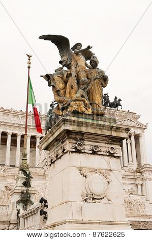 Vittoriano Or Altar Of The Fatherland