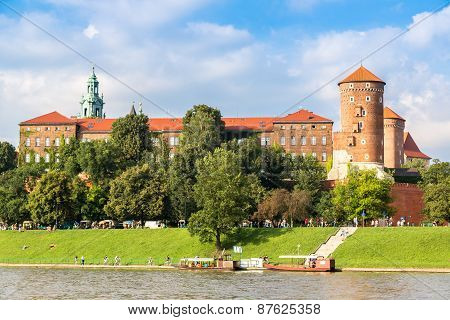 Wawel Castle In Kracow