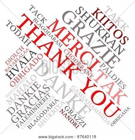Thank You Word Cloud