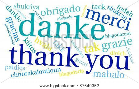 Thank You Word Cloud