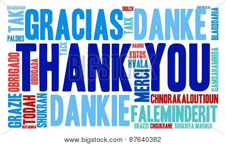 Thank You Word Cloud