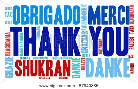 Thank You Word Cloud