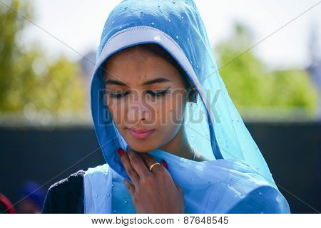 Devotee Sikh Praying