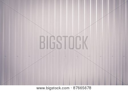 Gray toned Corrugated metal texture surface