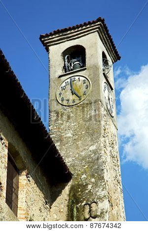 Arsago Seprio Old Abstract In  Italy   The   Wall  And Church