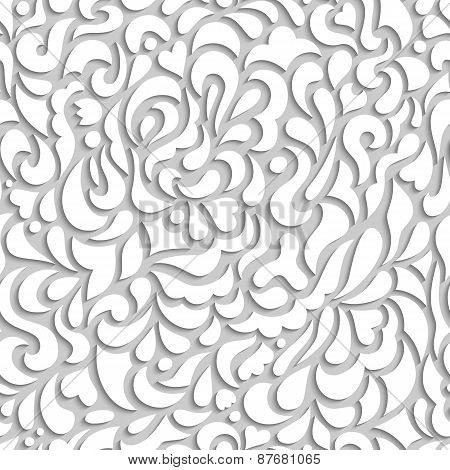 Abstract Floral Pattern Background