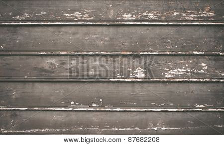 Old Rustic Painted Cracky Dark Wooden Texture