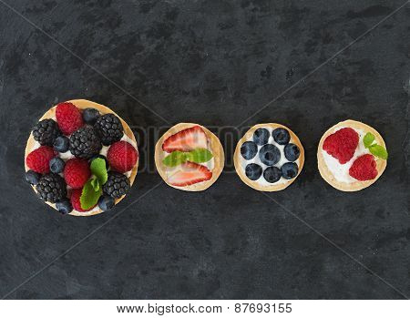 Berry And Ricotta Tarts