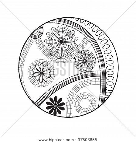 Flowers design element.