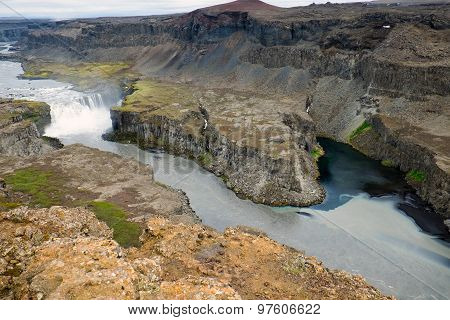 The Jokulsargljufur canyon