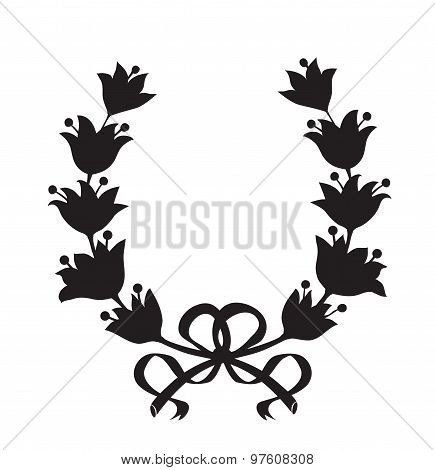Laurel Wreath With A Bow