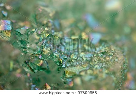 Crystals Agate Sio2 Silicon Dioxide. Macro