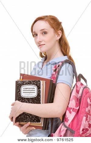 Kaukasian opiskelija reppu Copy-kirjat