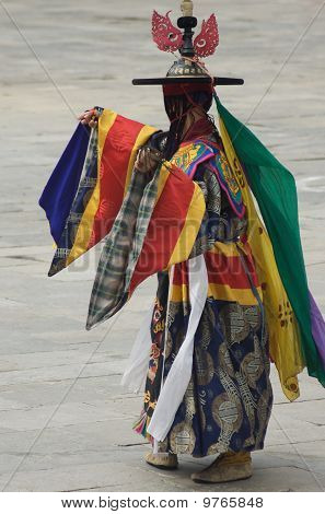 Tsechu 축제 댄서
