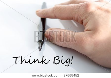 Think Big Hand Concept