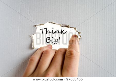 Think Big Hand Concept