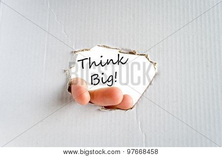 Think Big Hand Concept
