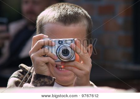 Pojke fotograf