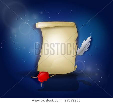 Letter For King Background