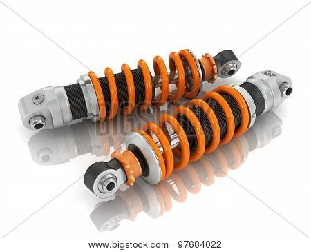 Two Shock Absorber Car.