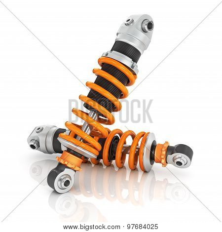 Two Shock Absorber Car.