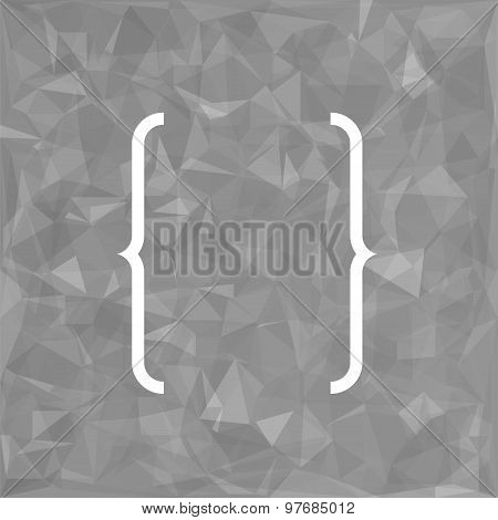 Curly Bracket Icon