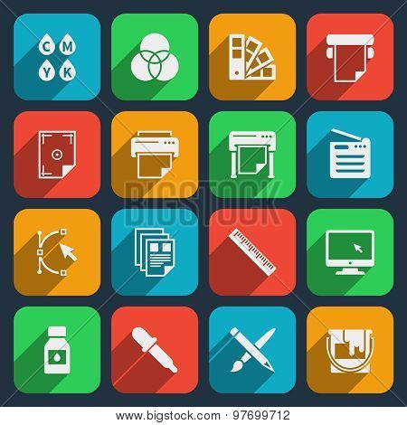 Publisher and printing house icons
