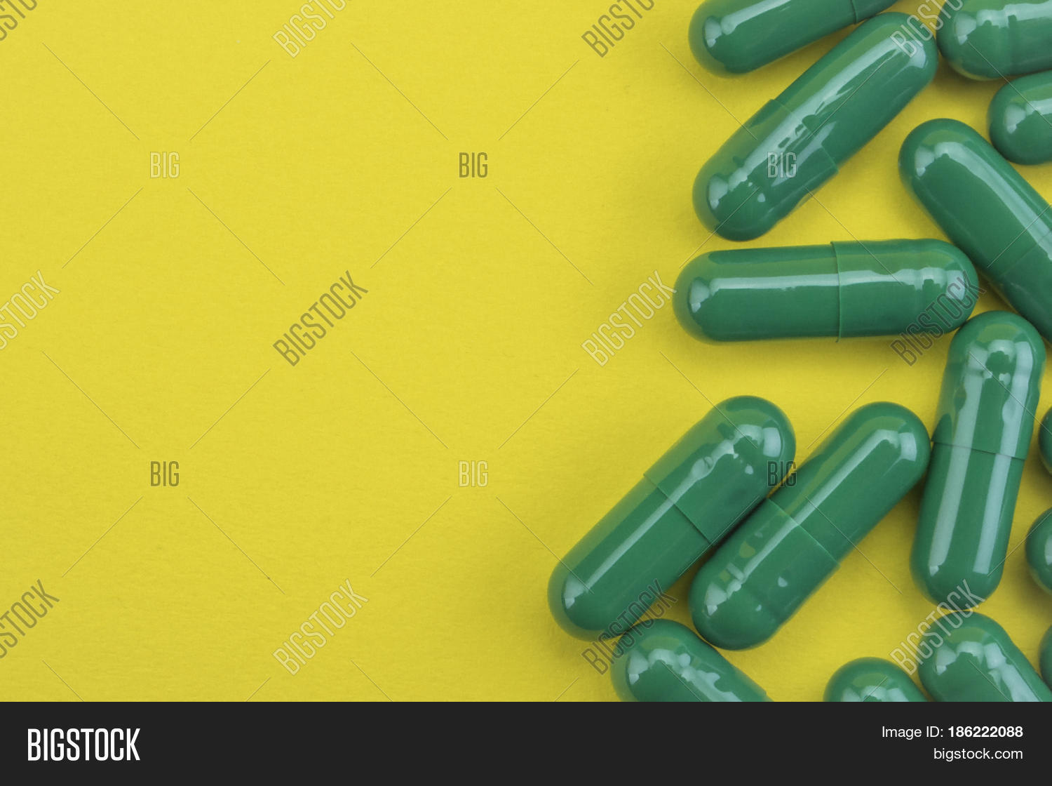 Green Pills Capsules Image & Photo (Free Trial) | Bigstock