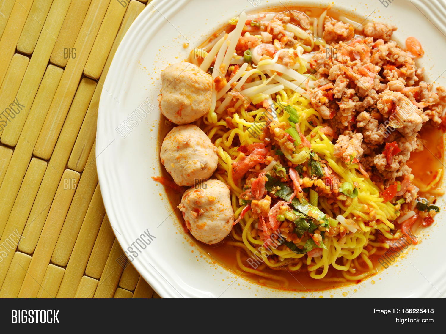 Chinese Yellow Noodle Image & Photo (Free Trial) Bigstock