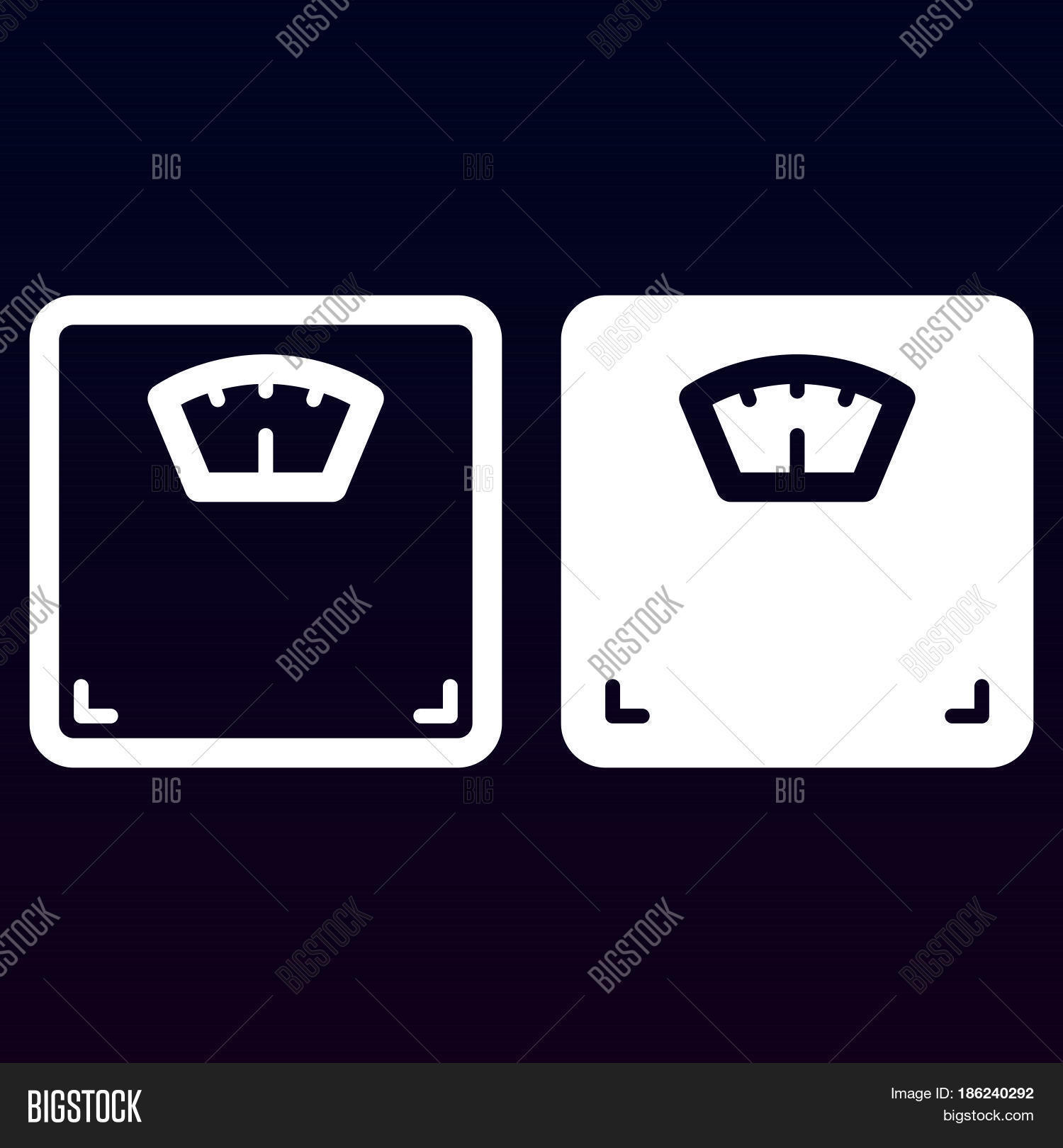Body Weight Scale Vector & Photo (Free Trial) | Bigstock