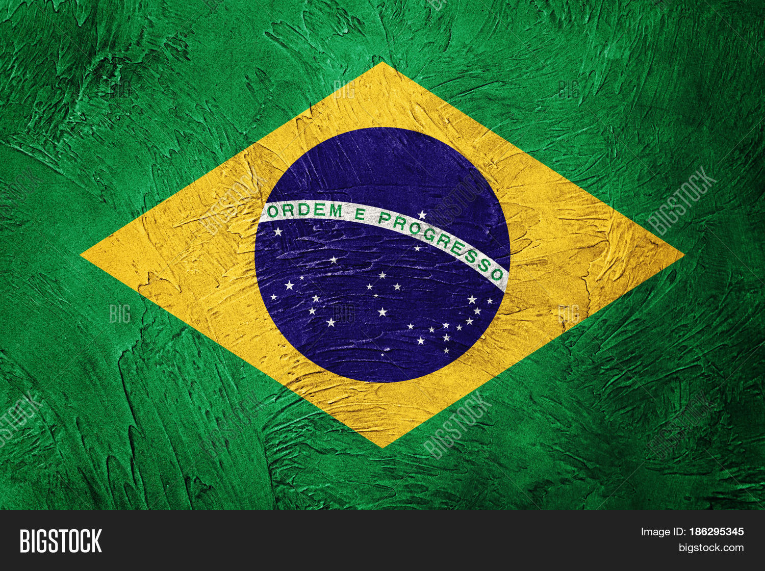 Grunge Brasil Flag. Image & Photo (Free Trial) Bigstock