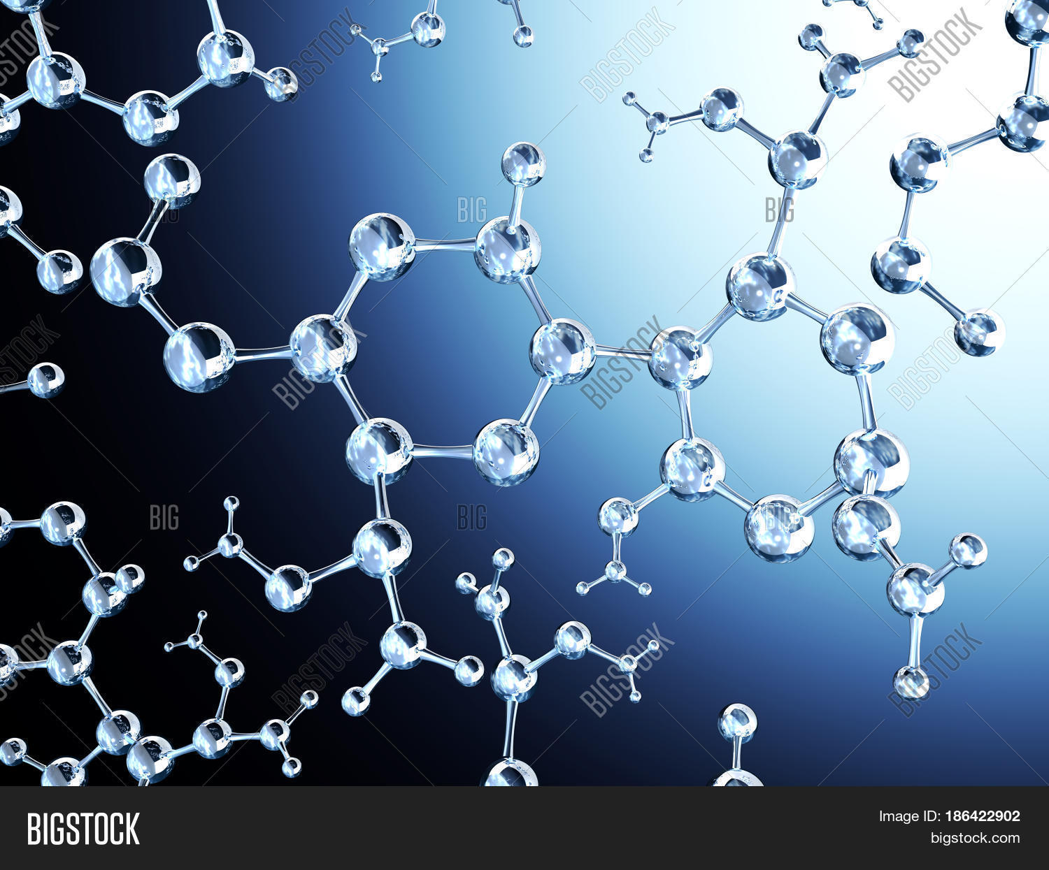 Abstract Molecular Image & Photo (Free Trial) | Bigstock