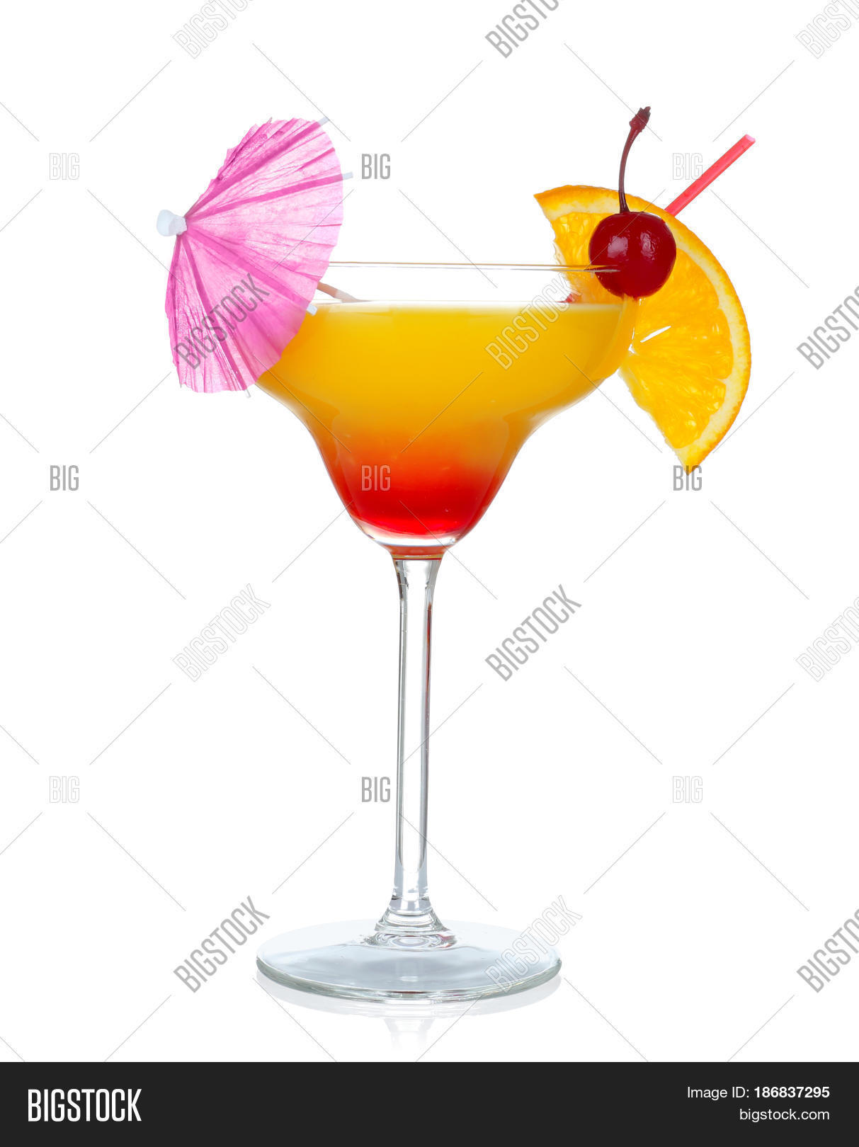 Glass Tequila Sunrise Image & Photo (Free Trial) Bigstock