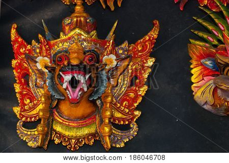 Traditional Masks, Bali, Indonesia