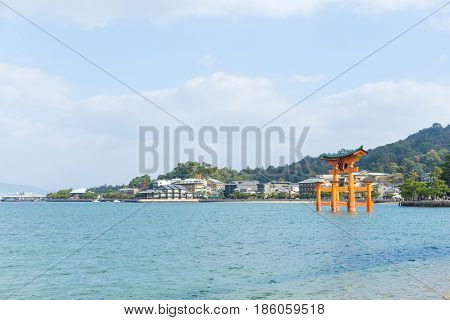 Floating gate of Itsukushima Shrine