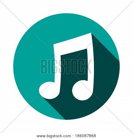 music icon stock vector illustration flat design