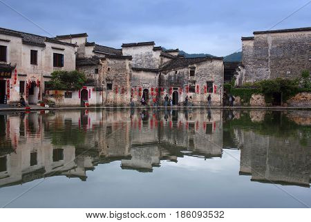 Hongcun Village In Anhui Provunce, China