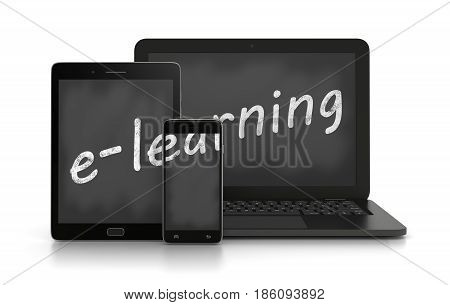 E-learning, Online Training Concept