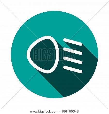 dipped beam icon stock vector illustration flat design
